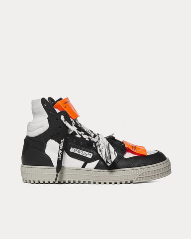 Off-White Off-court 3.0 Leather Black / White High Top Sneakers