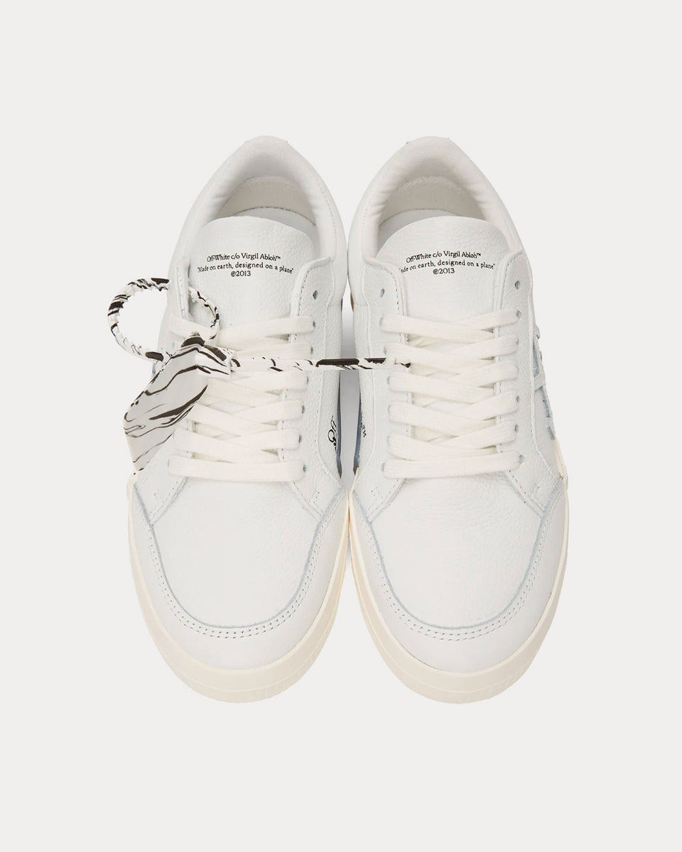 OFF-WHITE Vulcanized Leather Low-Top Sneaker White