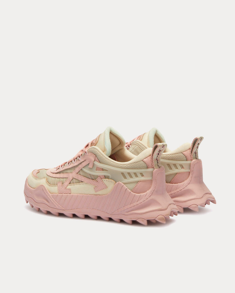 Off-White Odsy-1000 Beige / Pink Low Top Sneakers - Sneak in Peace
