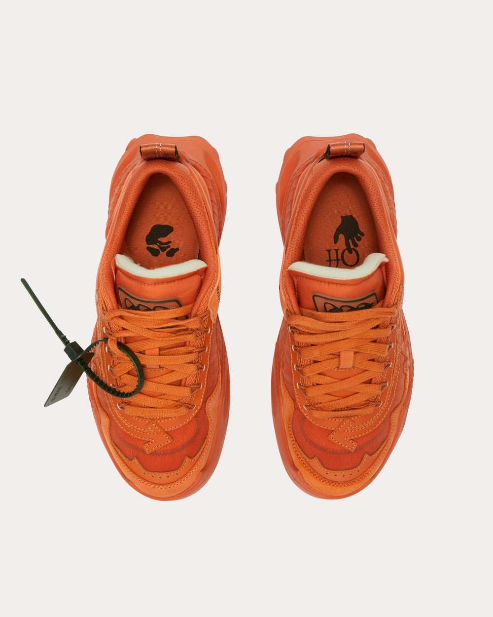 Off-White Odsy-1000 Terracotta Low Top Sneakers - 2