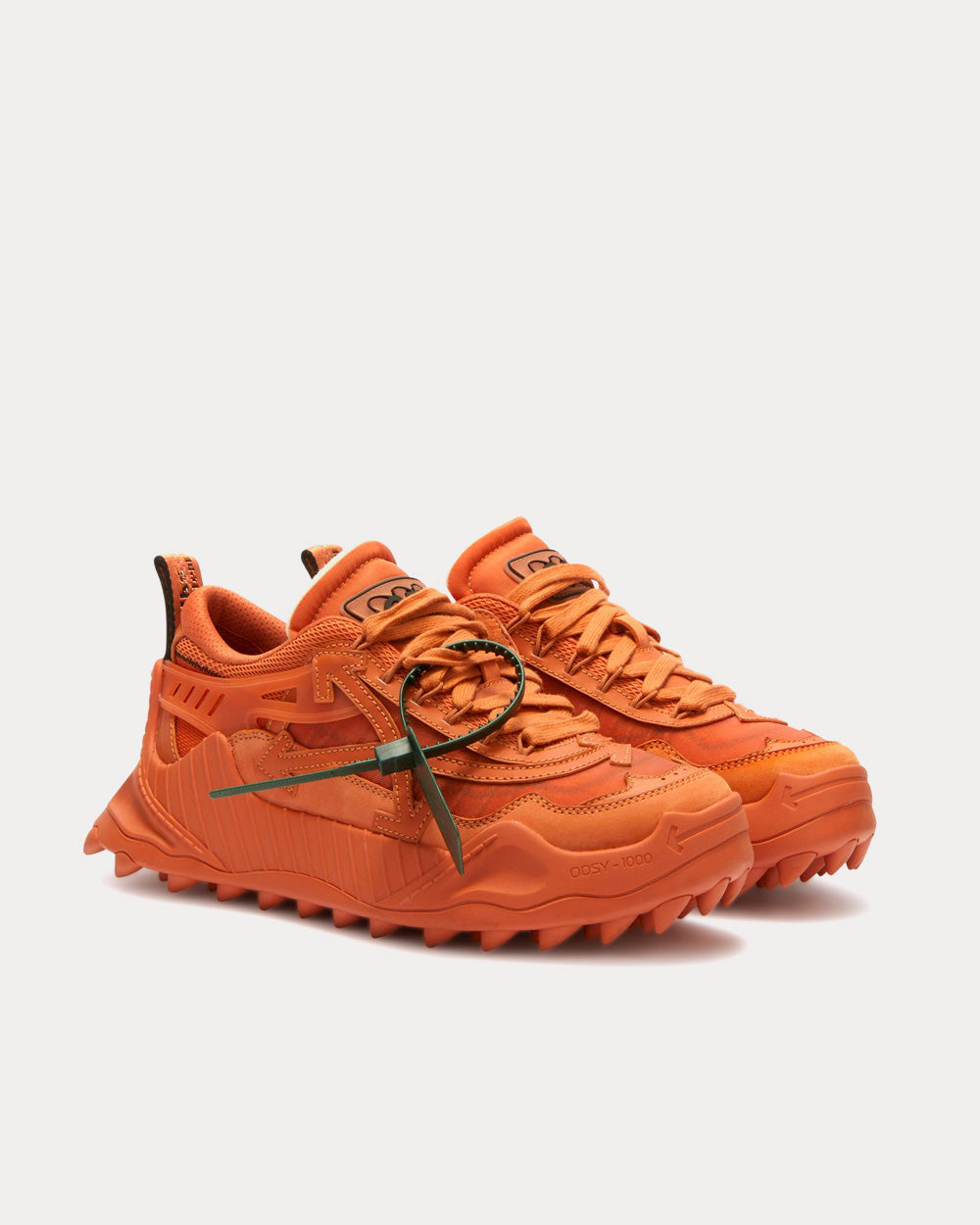 Off-White Odsy-1000 Terracotta Low Top Sneakers - 3