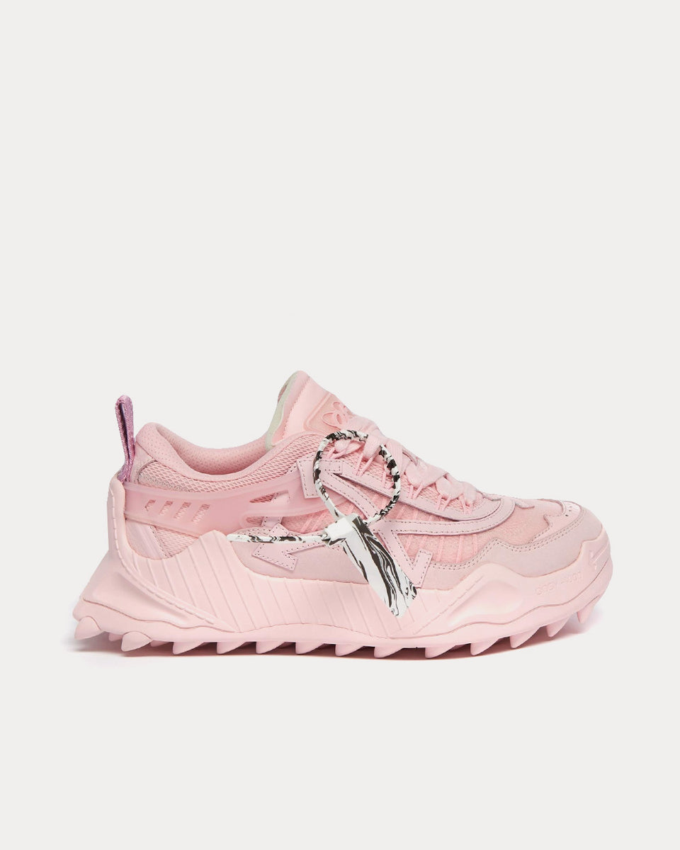 Off White Odsy 1000 Pink Pink Low Top Sneakers Sneak in Peace