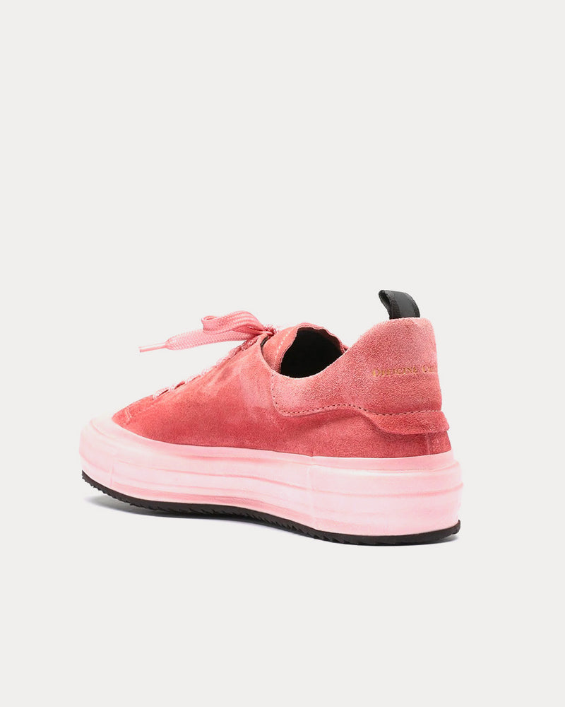 Officine Creative MES 009 Suede Dusty Rose Low Top Sneakers - 3