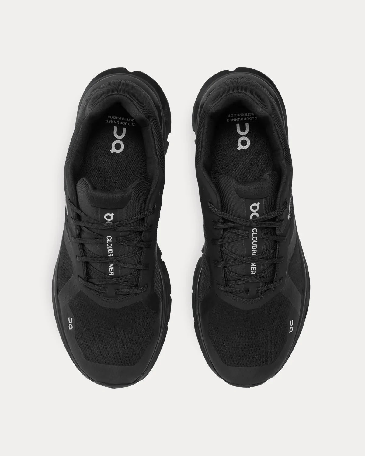 On Running - Cloudrunner Waterproof Black / Black Running Shoes