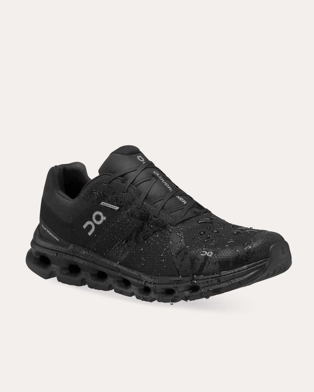 On Running Cloudrunner Waterproof Black / Black Running Shoes - 3