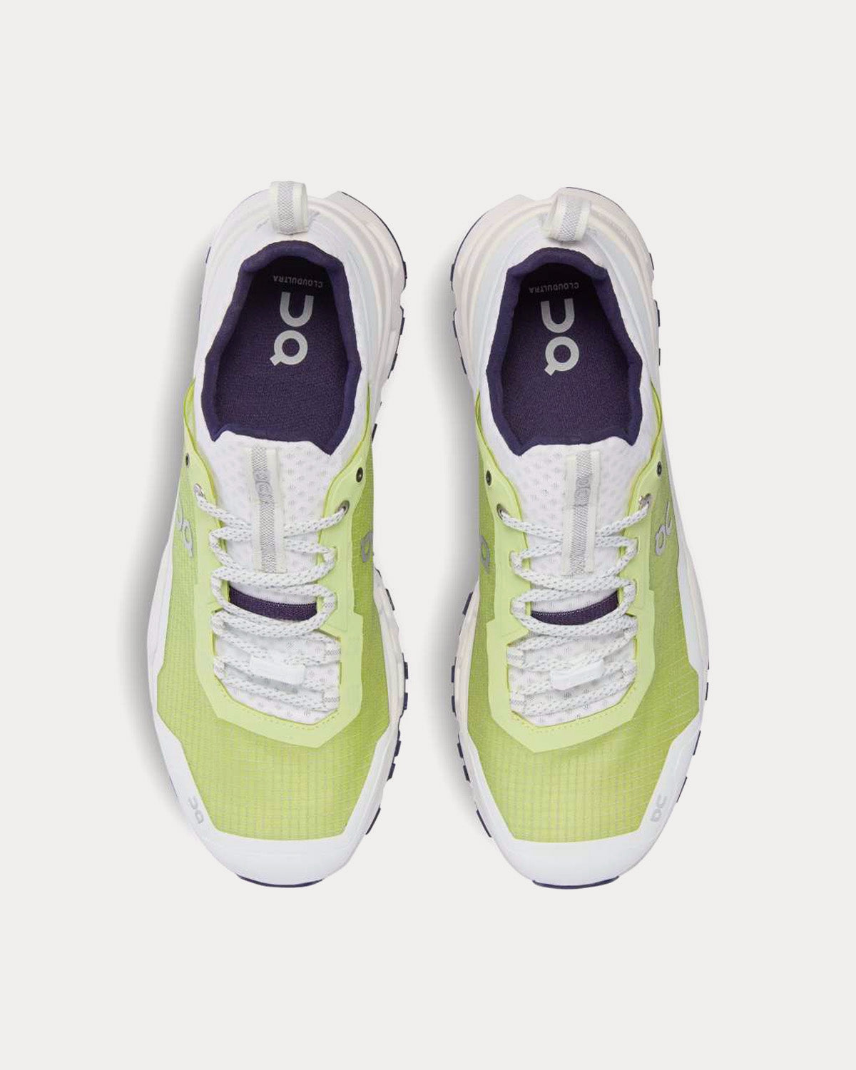 On Running Cloudultra Fluorite Hay / White Running Shoes - 2