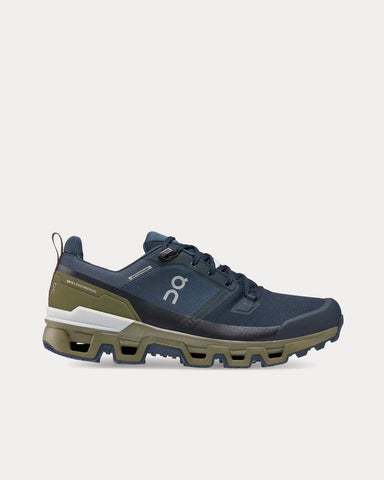 On Running Cloudwander Waterproof Midnight / Olive Running Shoes