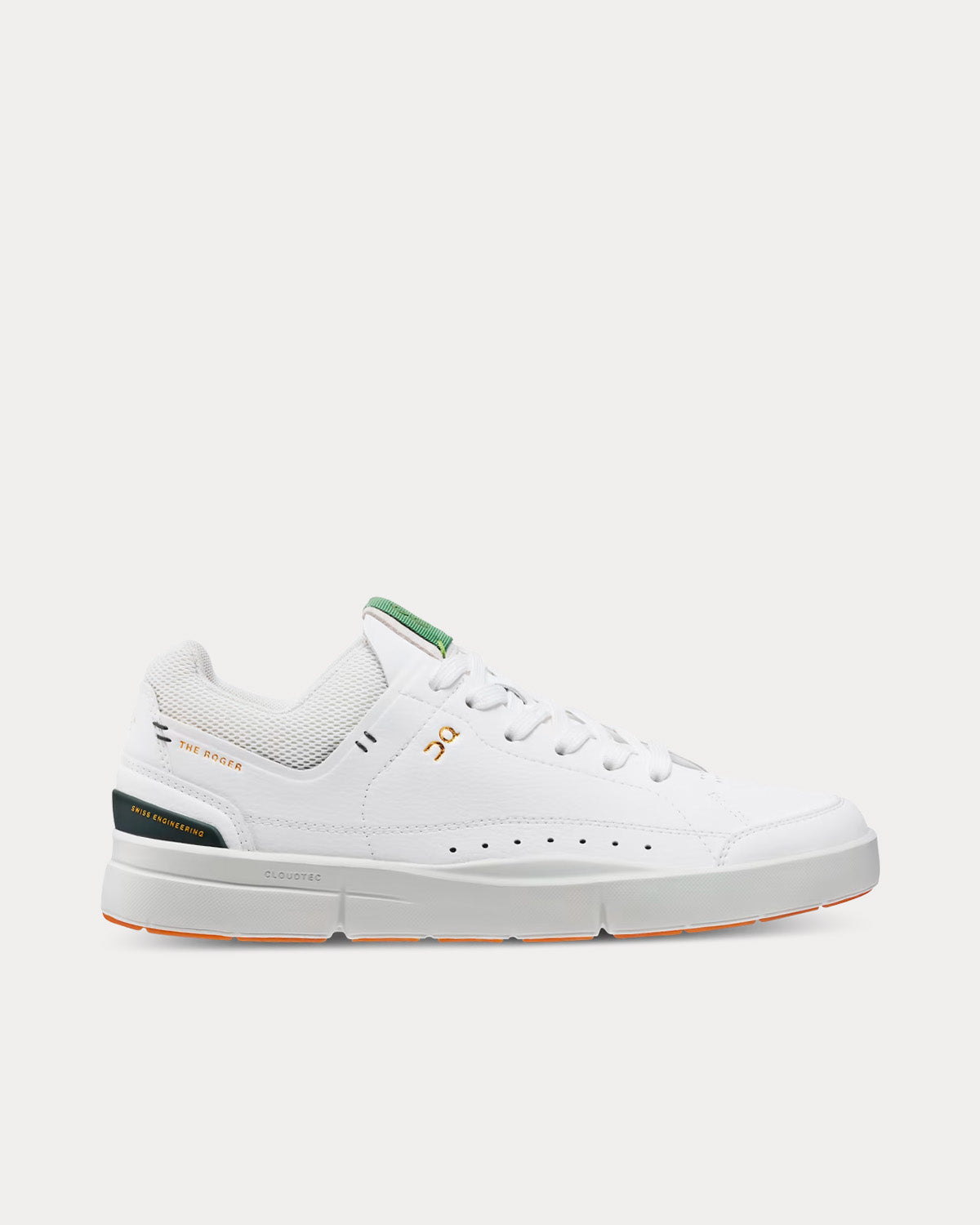 On Running The Roger Centrecourt White / Sage Low Top Sneakers - 1