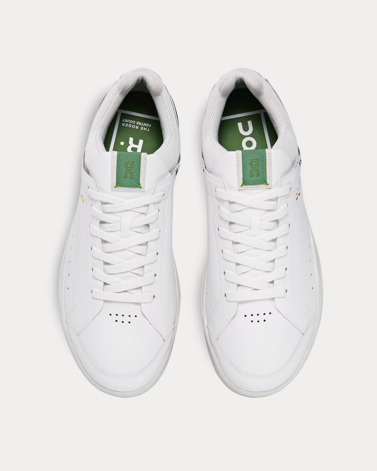 On Running The Roger Centrecourt White / Sage Low Top Sneakers - 2