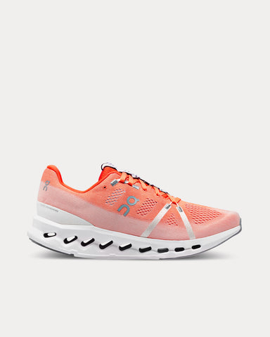 On Running Cloudsurfer Flame / White Running Shoes