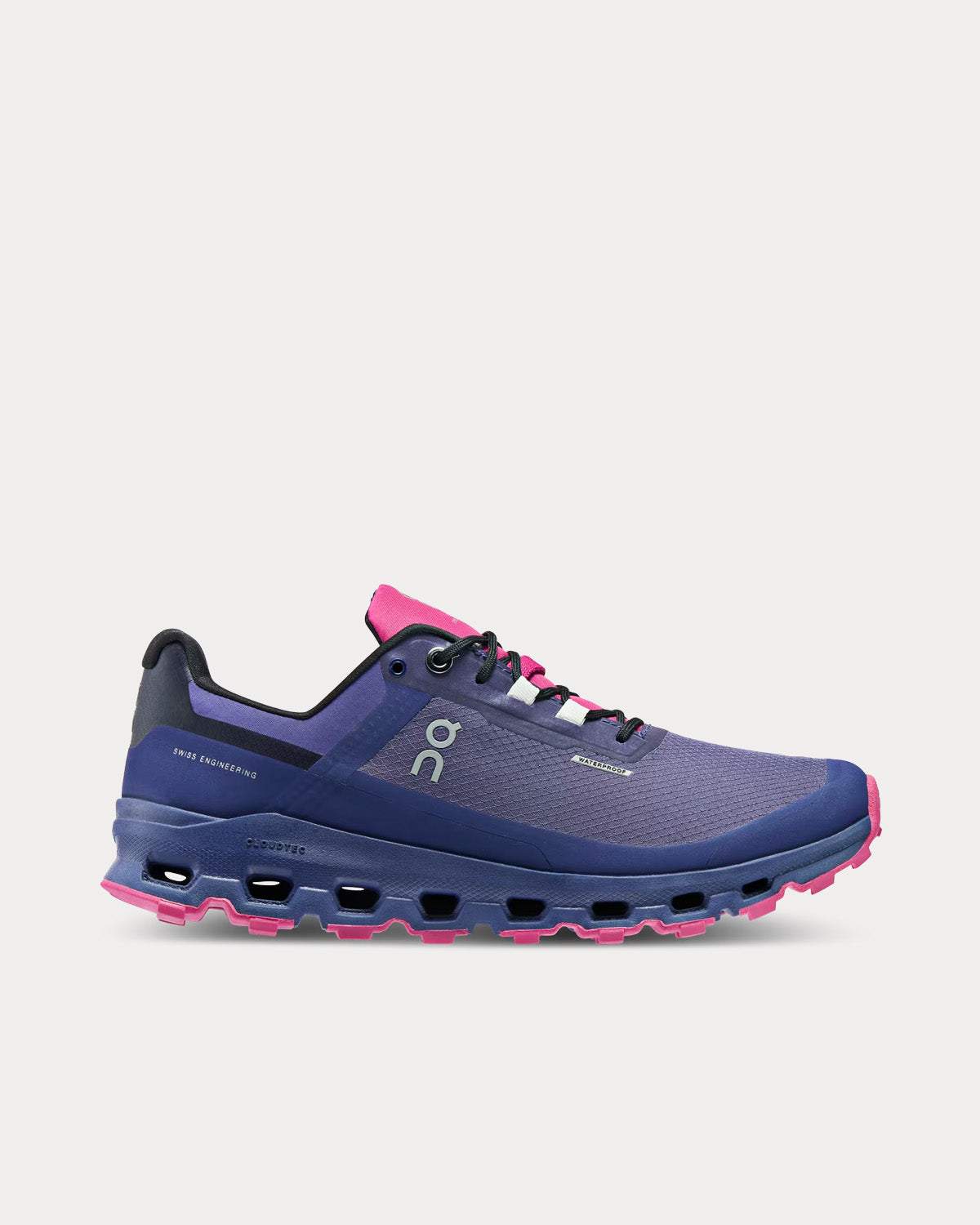 On Running Cloudvista Waterproof Flint / Acai Running Shoes - 1