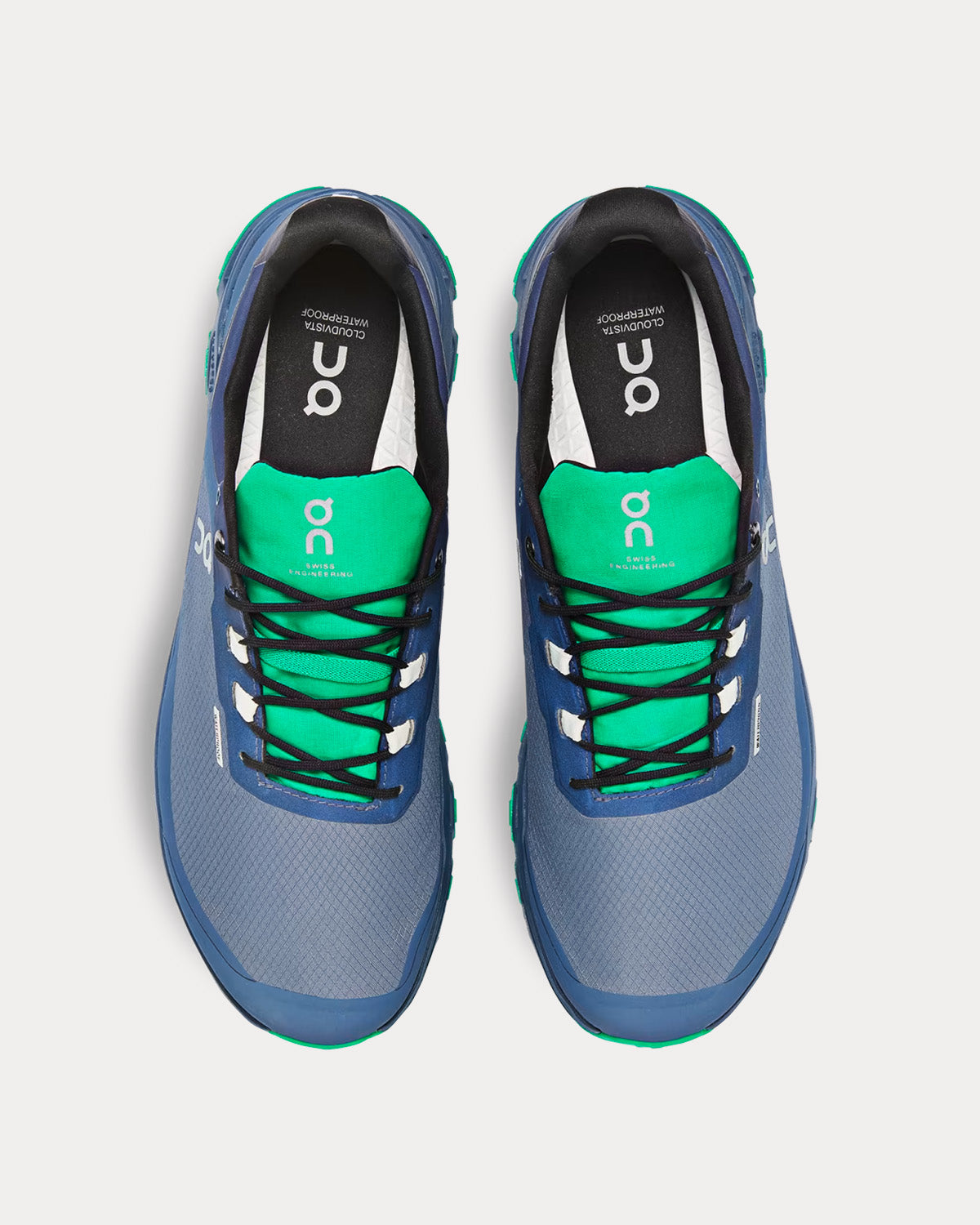 On Running - Cloudvista Waterproof Metal / Denim Running Shoes