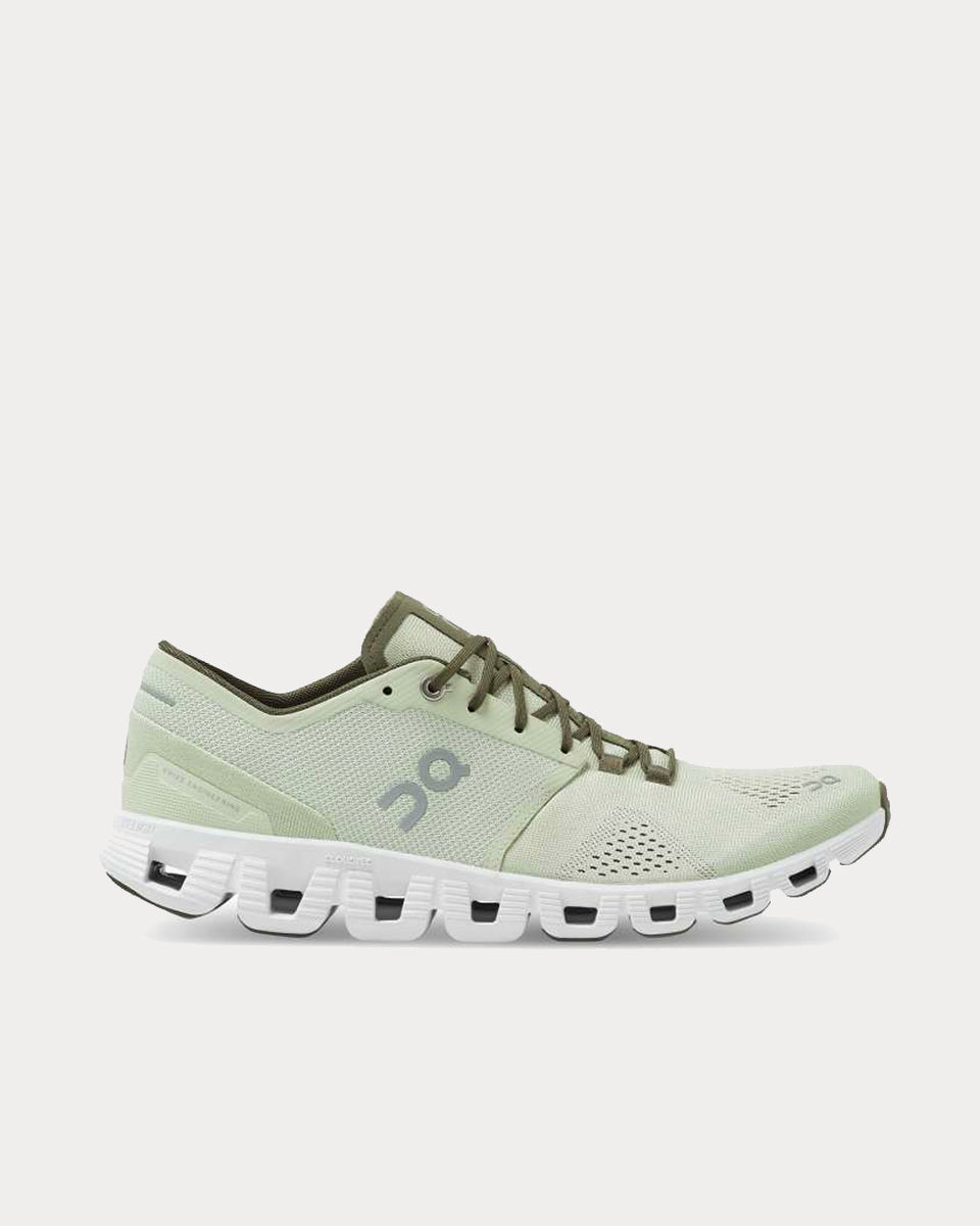 On Running Cloud X Aloe White Running Shoes - Sneak in Peace