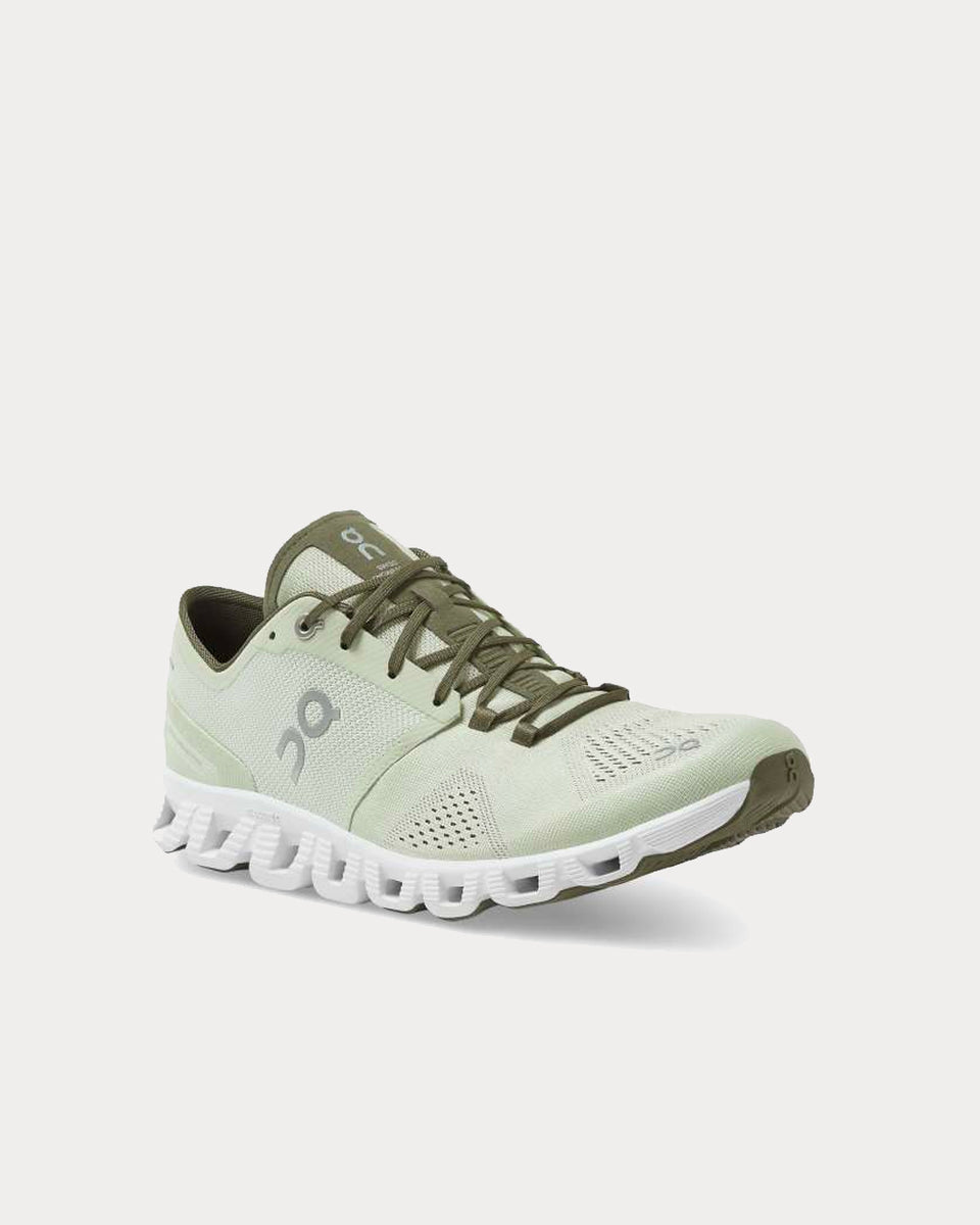 On Running Cloud X Aloe White Running Shoes - Sneak in Peace