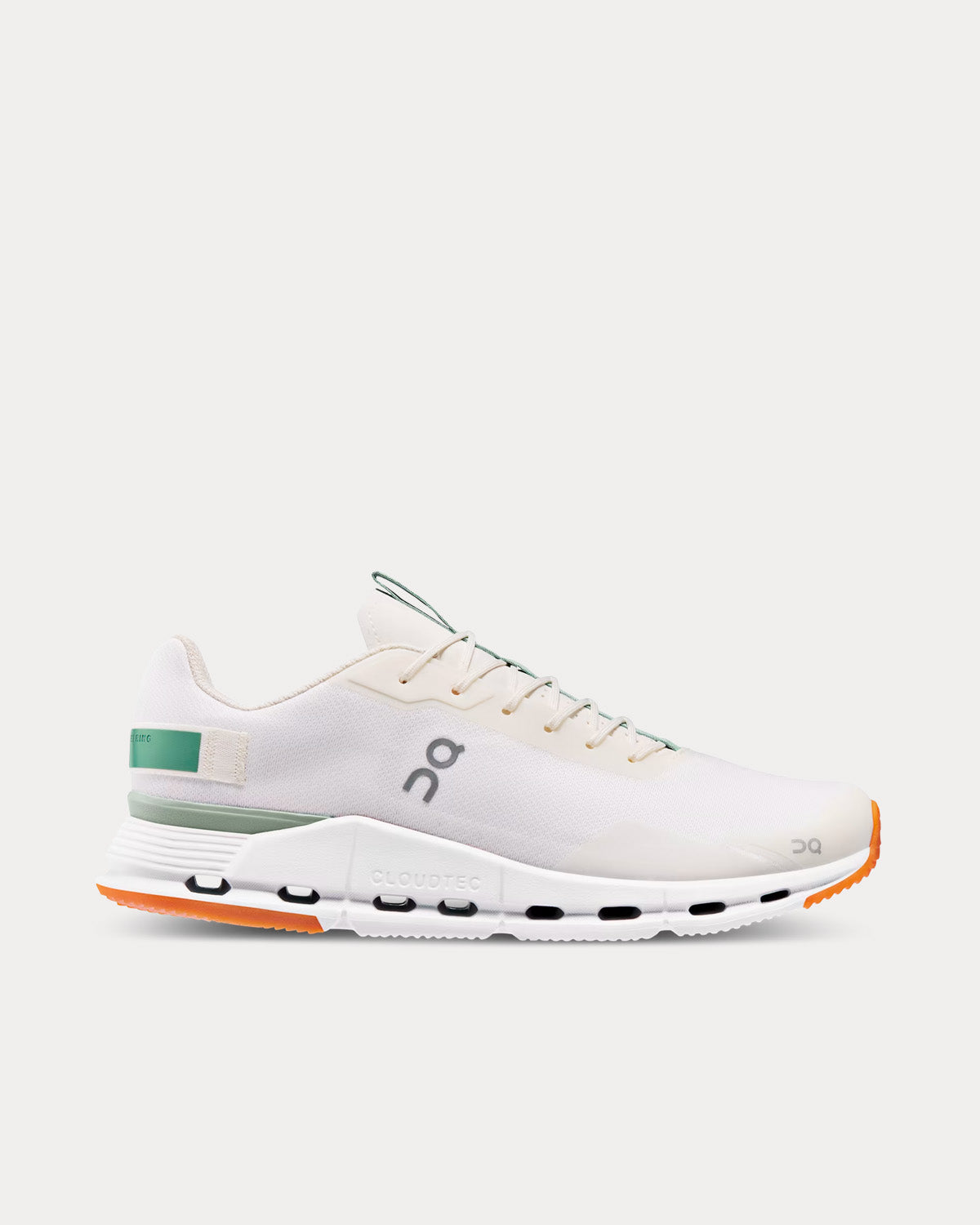 On Running Cloudnova Form White / Green Running Shoes - 1