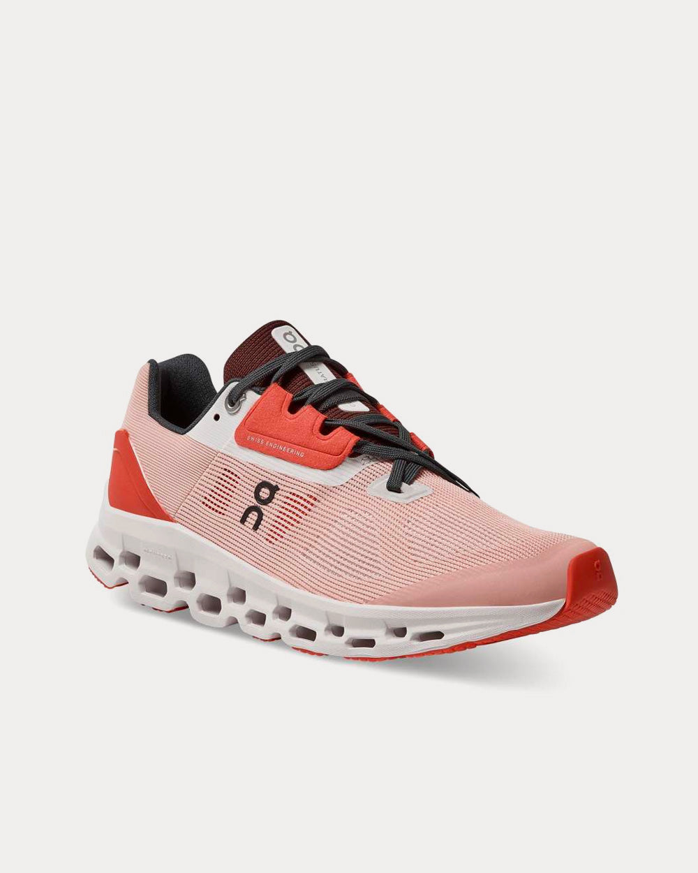 On Running Cloudstratus Rose / Red Running Shoes - 3