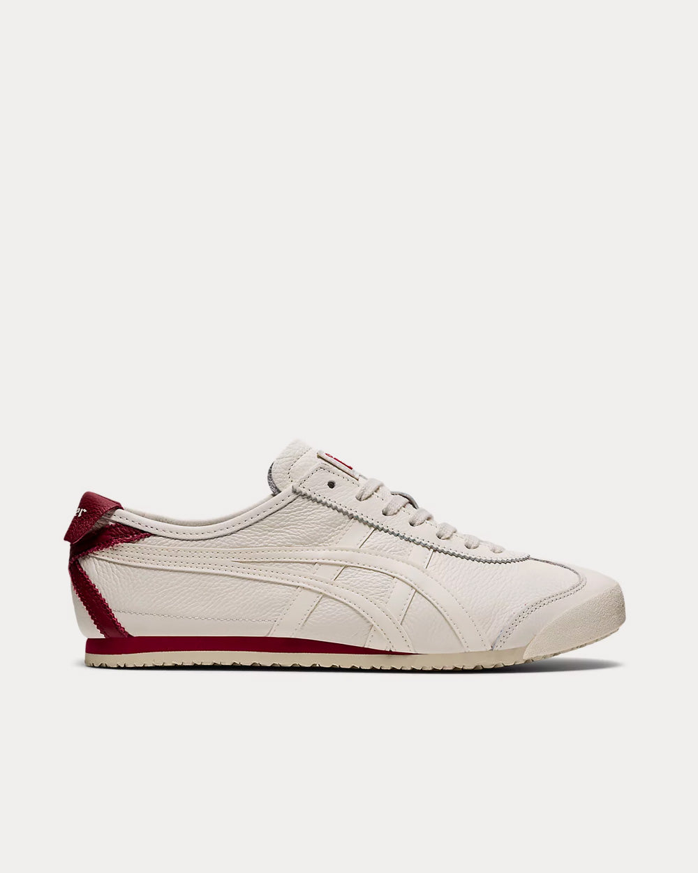 Onitsuka Tiger Mexico 66 Cream / Beet Juice Low Top Sneakers - 1