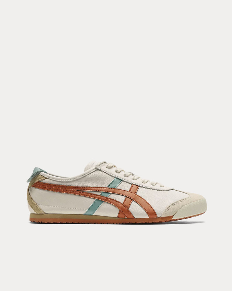 Onitsuka Tiger Mexico 66 Cream / Piquant Orange Low Top Sneakers - 1