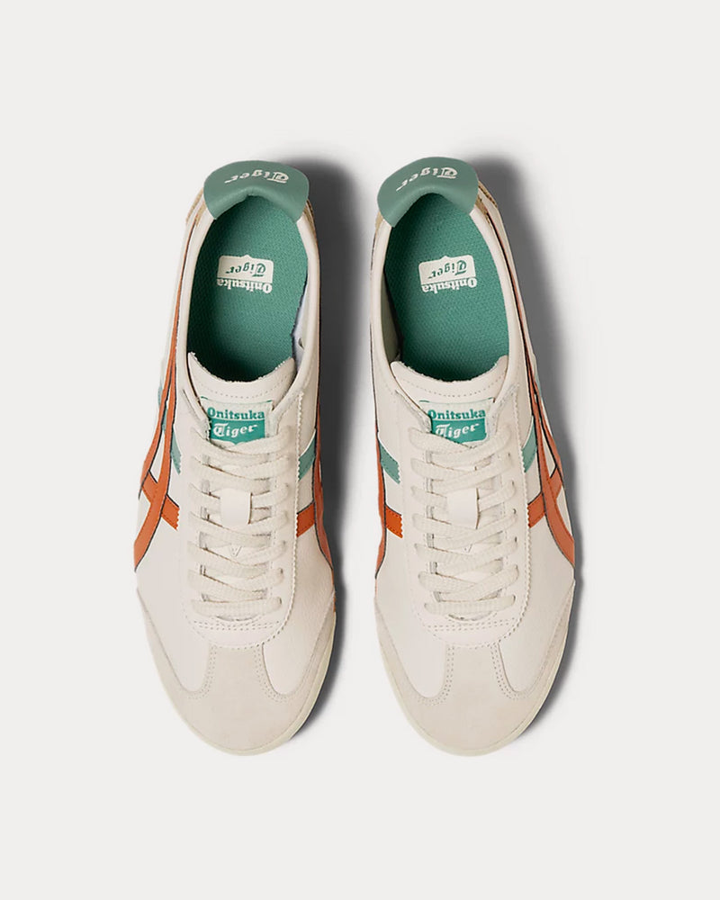 Onitsuka Tiger Mexico 66 Cream / Piquant Orange Low Top Sneakers - 2