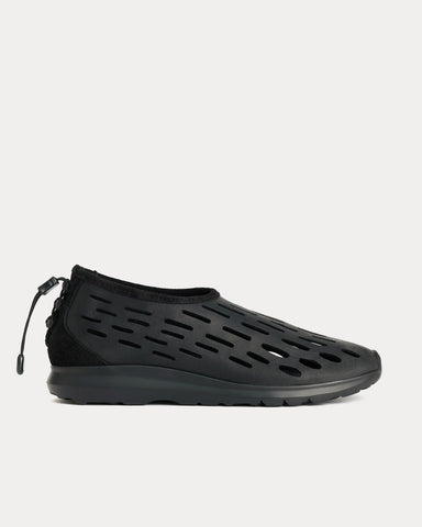 Our Legacy Strainer Leather Black Slip On Sneakers