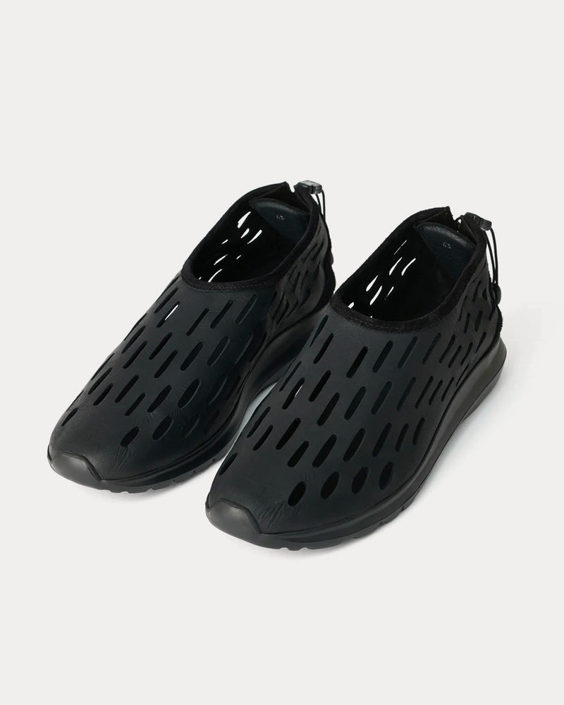 Our Legacy Strainer Leather Black Slip On Sneakers - 2