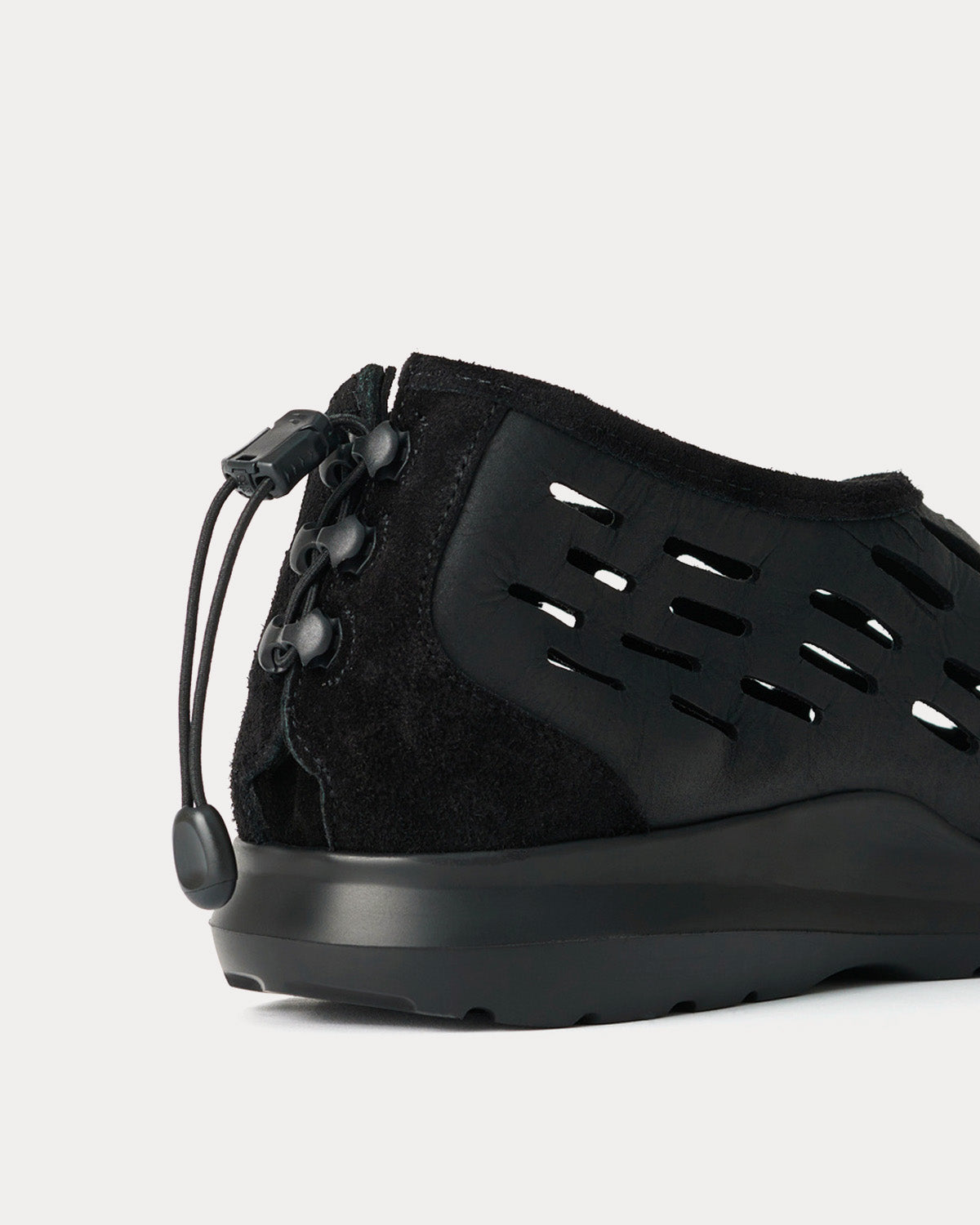 Our Legacy Strainer Leather Black Slip On Sneakers - 4