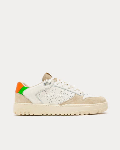 P448 Mason White / Fluo Low Top Sneakers