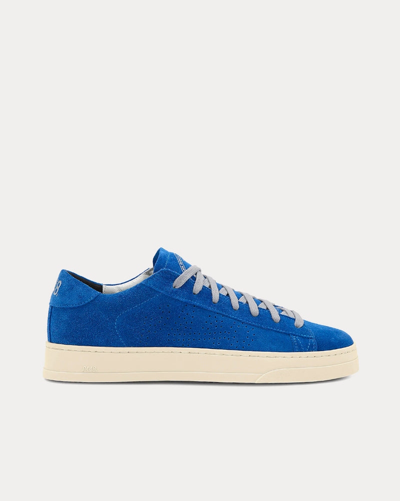 P448 Jack Suede Royal Blue Low Top Sneakers - 1