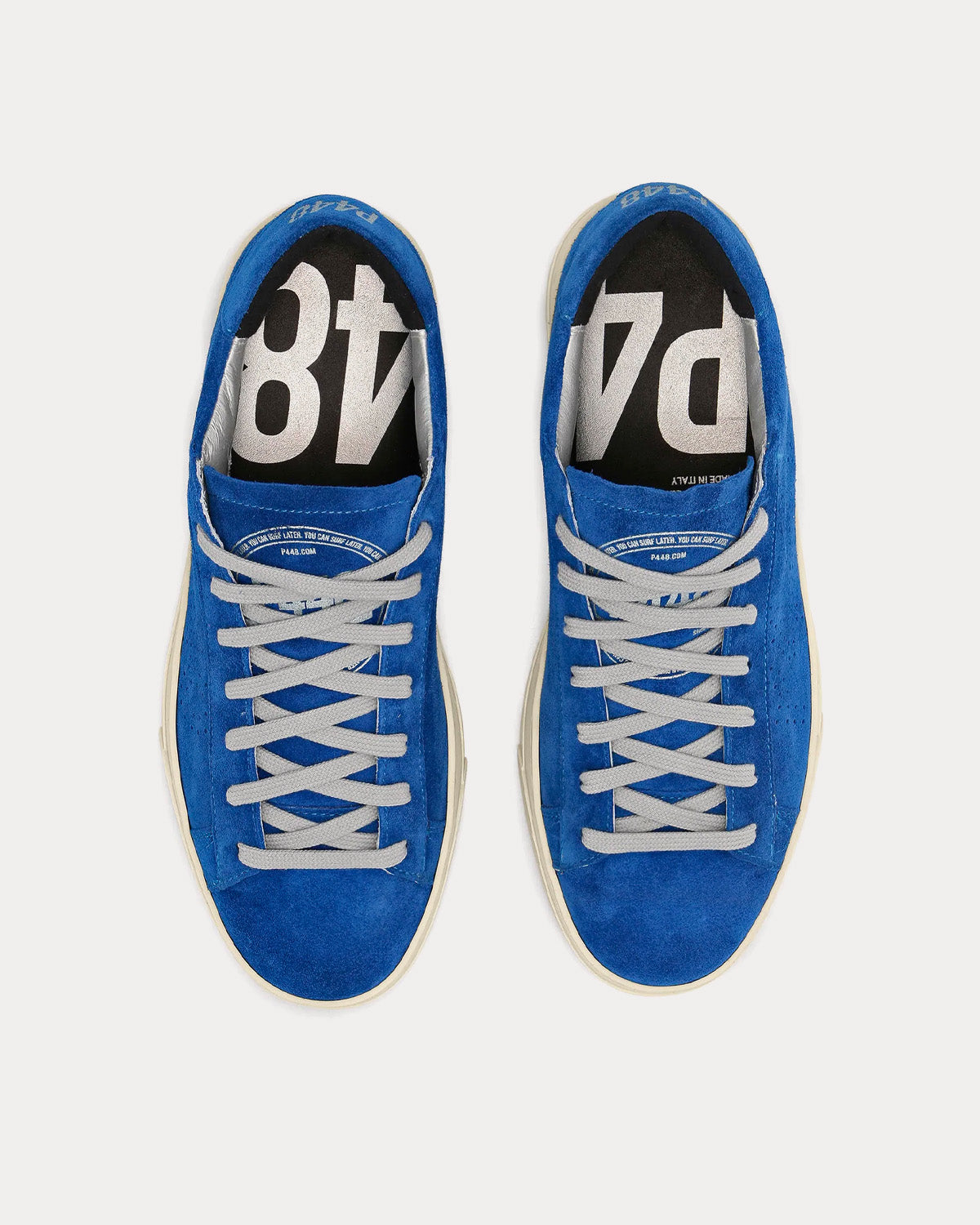 P448 Jack Suede Royal Blue Low Top Sneakers - 2