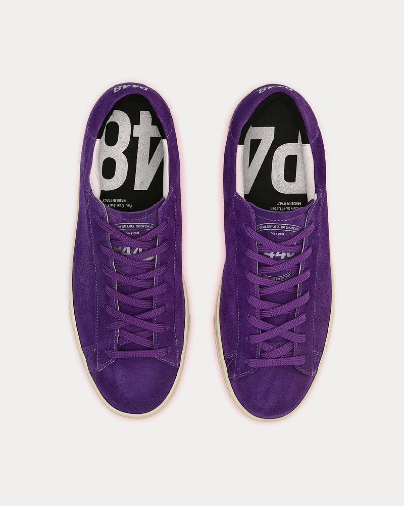 P448 Jack Suede Purple Low Top Sneakers - 2