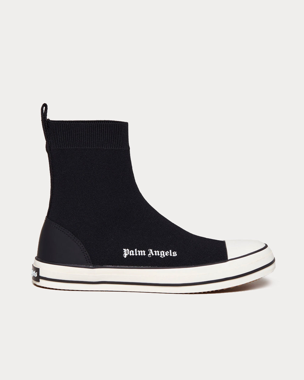 Palm Angels Vulcanized Black / White High Top Sneakers - 1