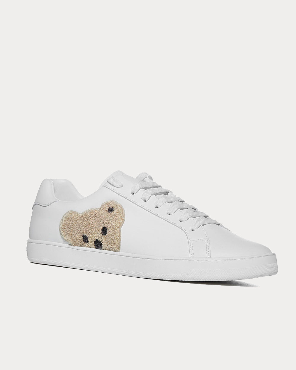 Palm Angels Teddy Bear White / Brown Low Top Sneakers - 2