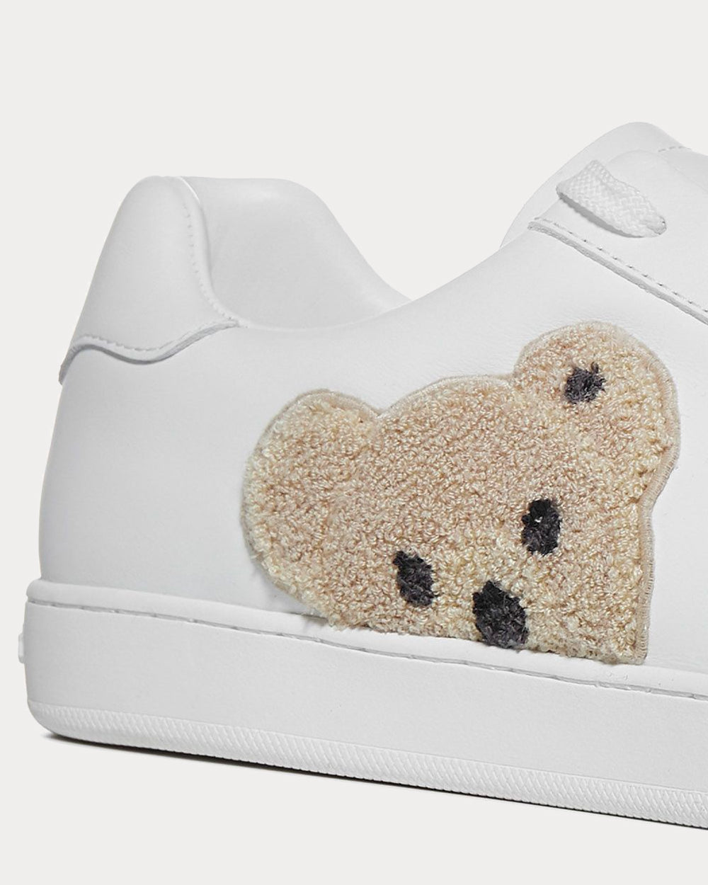 Palm Angels Teddy Bear White / Brown Low Top Sneakers - 4