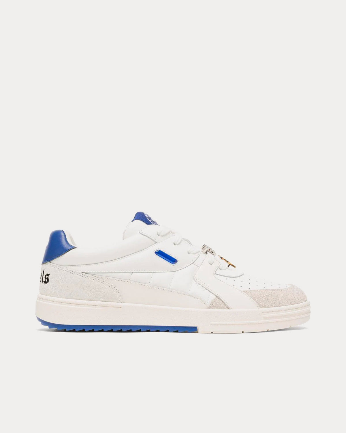 Palm Angels University 'BEAT' White / Blue Low Top Sneakers - 1