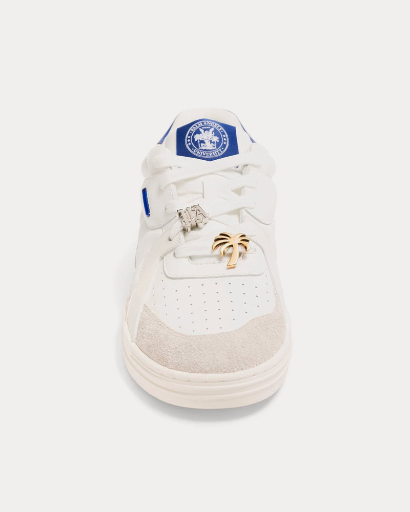 Palm Angels University 'BEAT' White / Blue Low Top Sneakers - 3