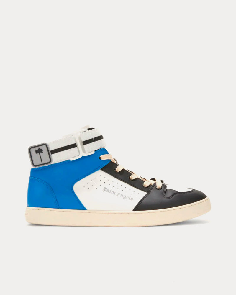 Palm Angels Palm One White / Blue High Top Sneakers - 1