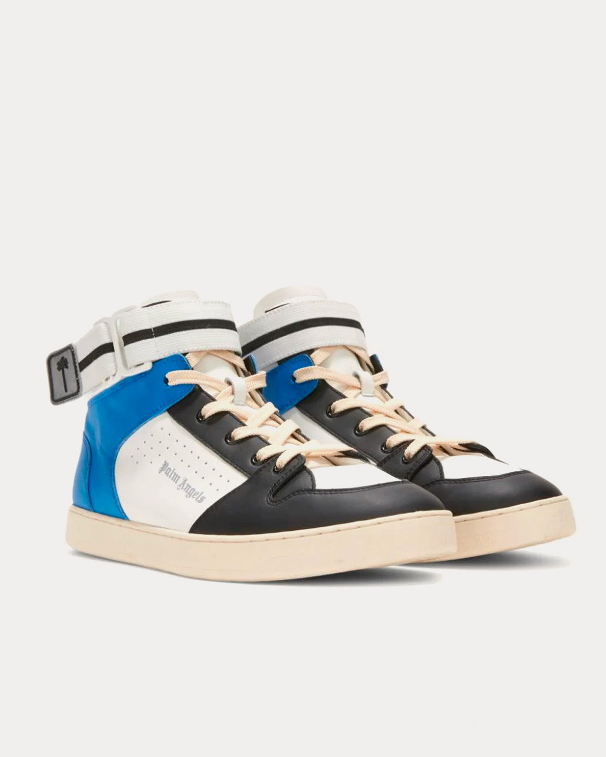 Palm Angels Palm One White / Blue High Top Sneakers - 2