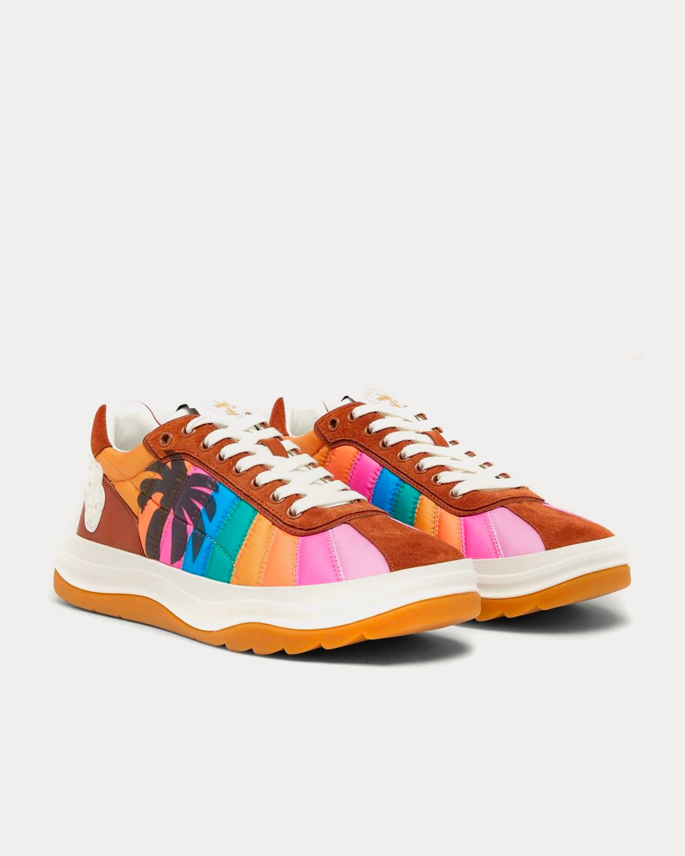 Palm Angels Rainbow Multi Low Top Sneakers - 2