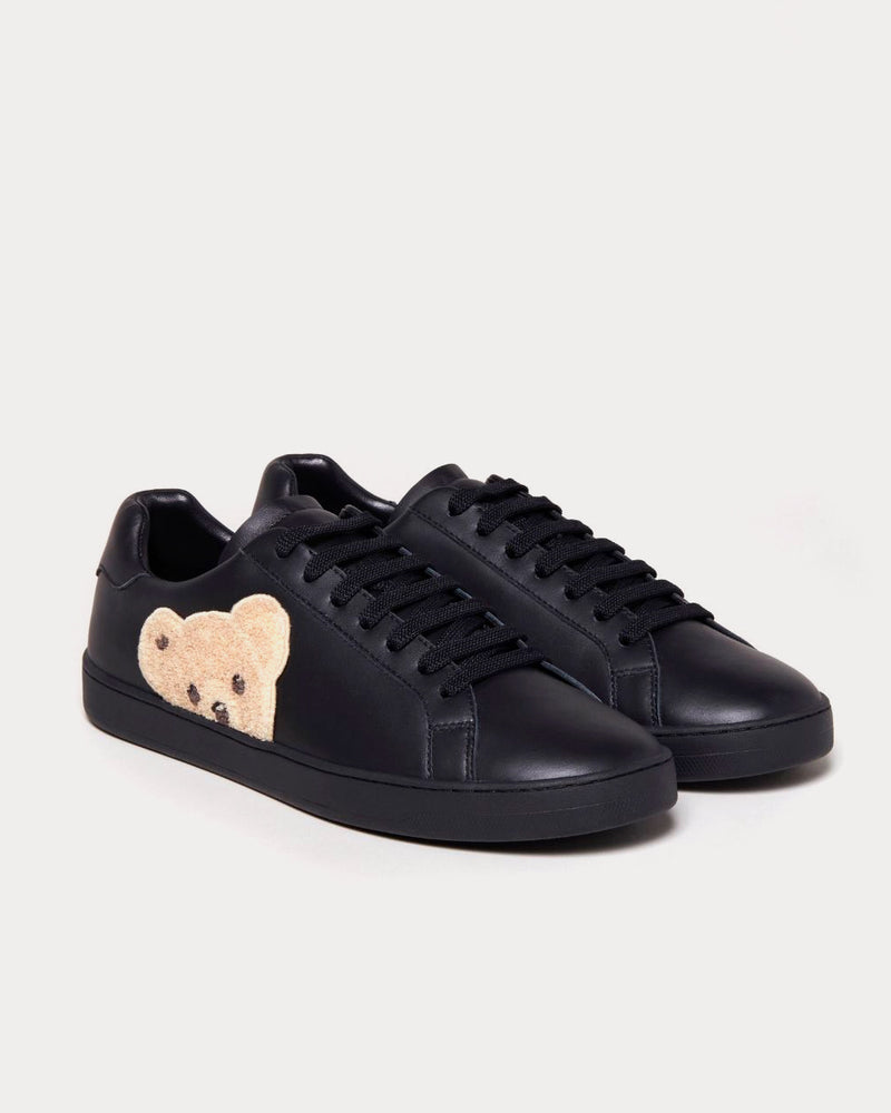 Palm Angels Teddy Bear Black / Brown Low Top Sneakers - 2