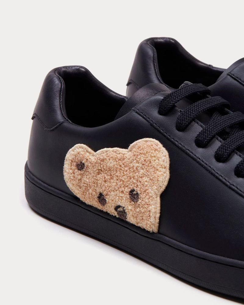 Palm Angels Teddy Bear Black / Brown Low Top Sneakers - 5