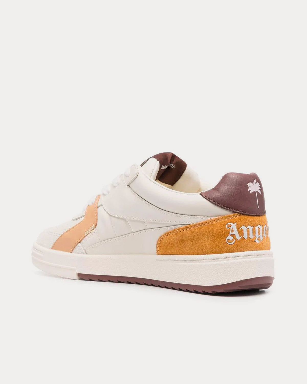 Palm Angels University Beige / Brown Low Top Sneakers - 4