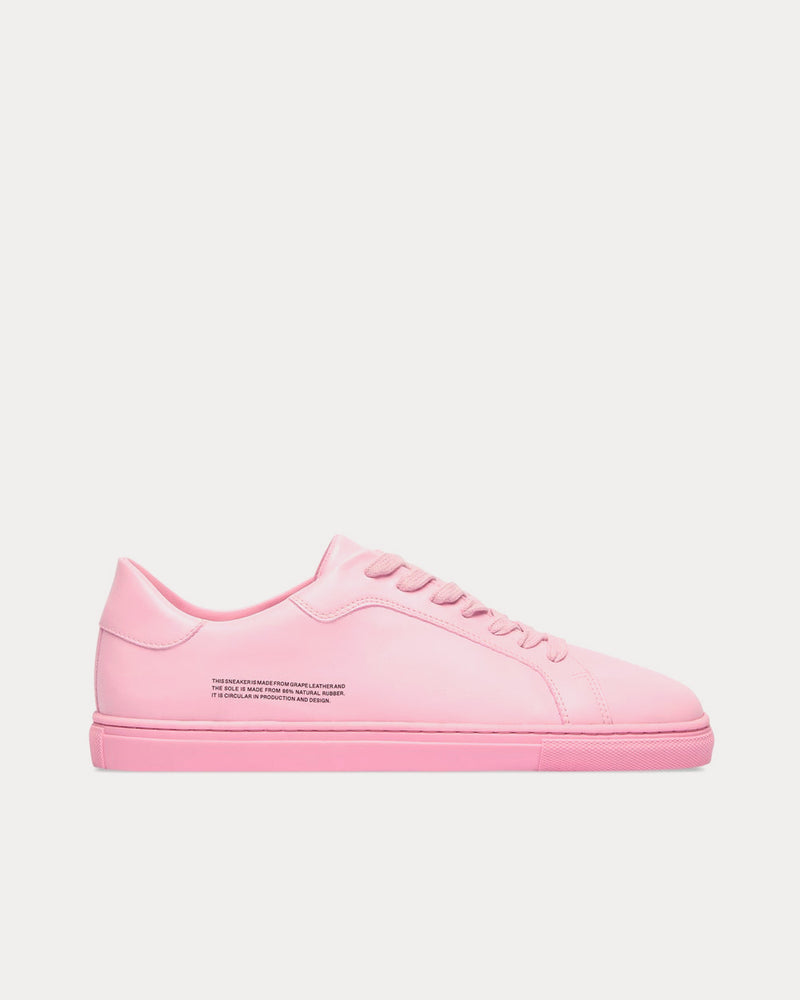 Pangaia Grape Leather Sakura Pink Low Top Sneakers - 1