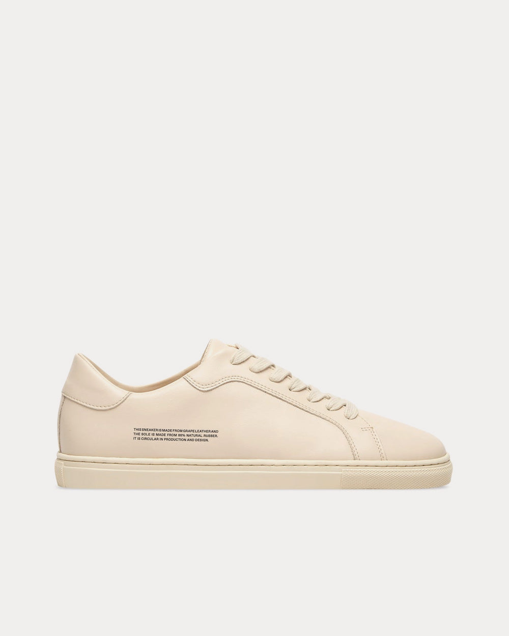 Pangaia Grape Leather Sand Low Top Sneakers - 1