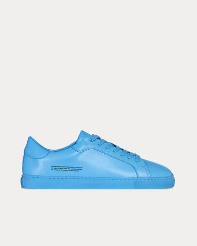 Pangaia Grape Leather Baby Blue Low Top Sneakers