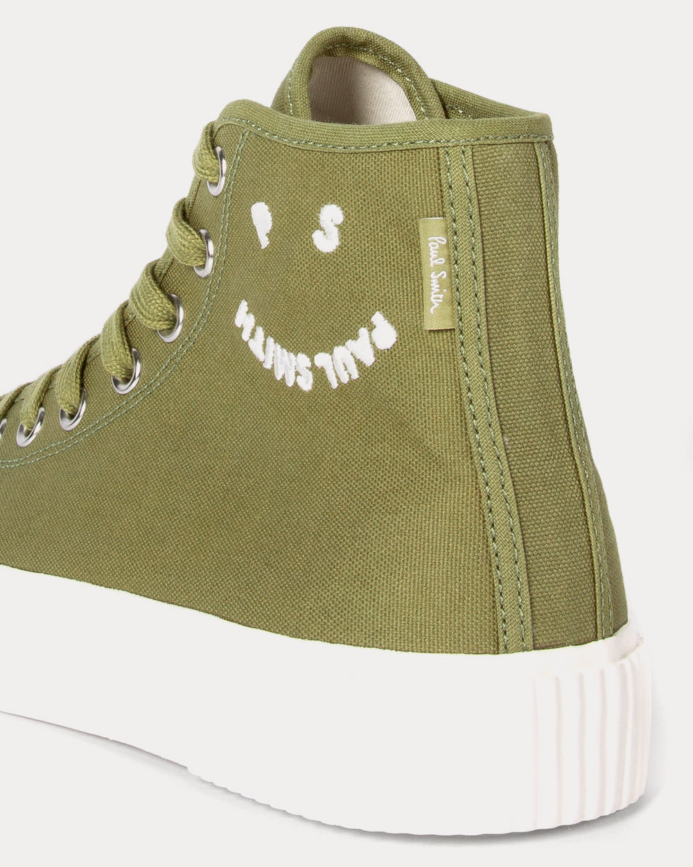 Paul Smith Kibby Canvas Khaki High Top Sneakers - 4