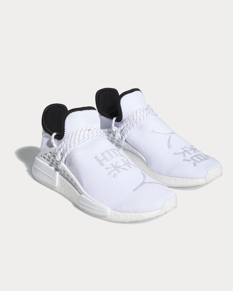 Adidas x Pharrell Williams HU NMD Core White Low Top Sneakers - 2