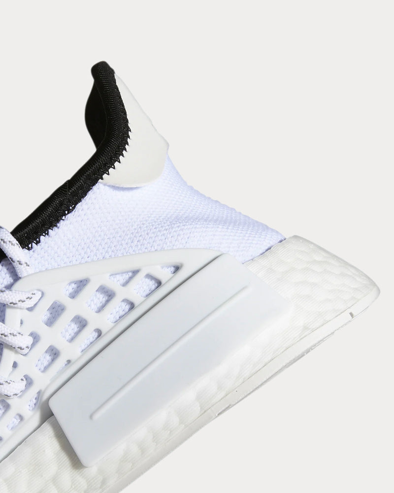 Adidas x Pharrell Williams HU NMD Core White Low Top Sneakers - 5