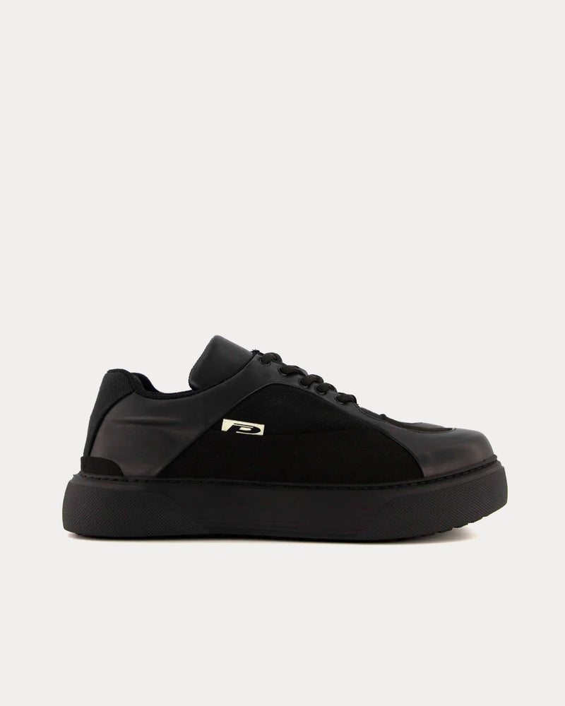 Phileo 021 University Black Low Top Sneakers - 1