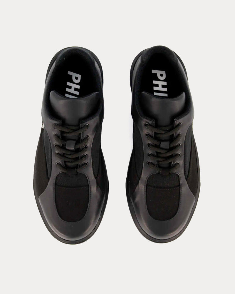 Phileo 021 University Black Low Top Sneakers - 2