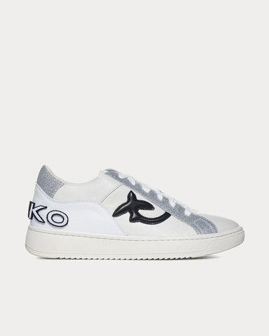 Pinko Liquirizia Logo White / Black Low Top Sneakers